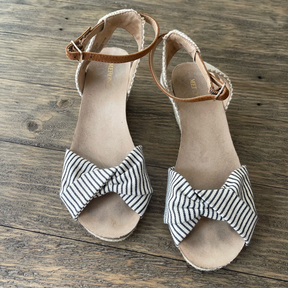 Merona Wedge Sandals, Size 6.5 Womens